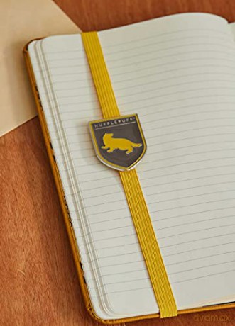 Harry Potter: Hufflepuff Elastic Band Bookmark (Classic Collection) - Insight Editions [KSIĄŻKA]