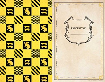 Harry Potter: Hufflepuff Ruled Notebook - Insight Editions [KSIĄŻKA]