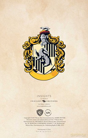 Harry Potter: Hufflepuff Ruled Notebook - Insight Editions [KSIĄŻKA]
