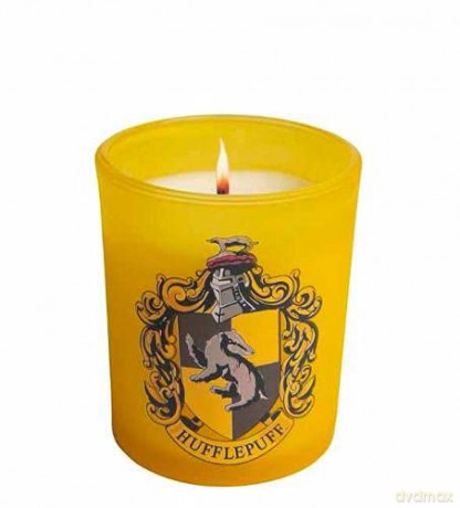 Harry Potter: Hufflepuff Scented Glass Candle (8 oz) (HP Classic Collection) - Insight Editions [KSIĄŻKA]