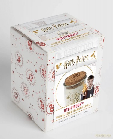 Harry Potter: Magical Colour-Changing Gryffindor Candle (10 oz) (HP Colour-change candles) - Insight Editions [KSIĄŻKA]