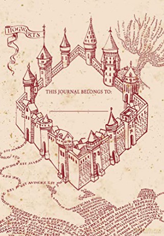 Harry Potter: Marauder's Map Journal with Ribbon Charm - Insight Editions [KSIĄŻKA]