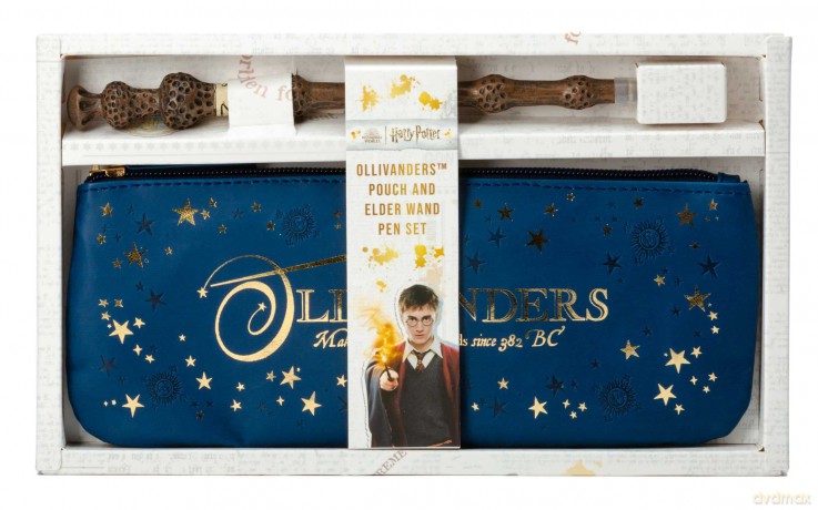 Harry Potter: Ollivanders Accessory Pouch and Elder Wand Pen Set - Insight Editions [KSIĄŻKA]