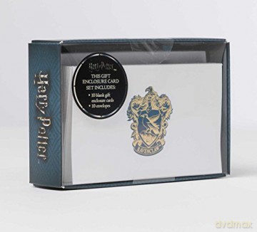 Harry Potter: Ravenclaw Crest Foil Gift Enclosure Cards: Set of 10 (Harry Potter Gift Note Cards) - Insight Editions [KSIĄŻKA]