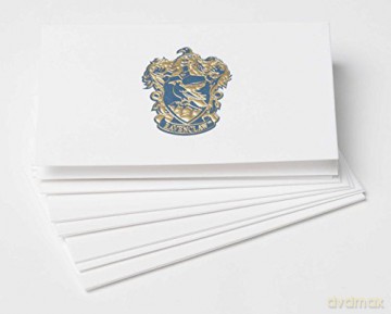 Harry Potter: Ravenclaw Crest Foil Gift Enclosure Cards: Set of 10 (Harry Potter Gift Note Cards) - Insight Editions [KSIĄŻKA]