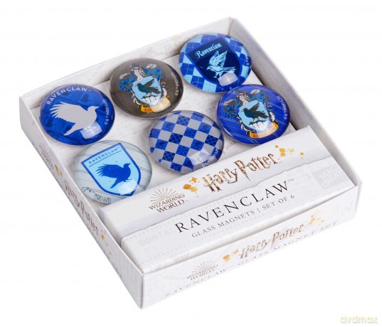 Harry Potter: Ravenclaw Glass Magnet Set: Set of 6 (Classic Collection): 0 - Insight Editions [KSIĄŻKA]