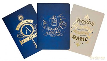 Harry Potter: Spells and Potions Planner Notebook Collection (Set of 3): (Harry Potter School Planner School, Harry Potter Gift, Harry Potter Stationery, Undated Planner) - Insight Editions [KALENDARZ]