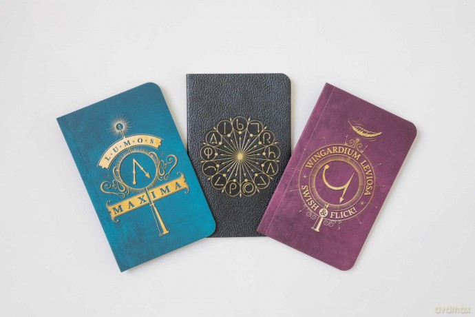 Harry Potter: Spells Pocket Journal Collection (Set Of 3) (Harry Potter Journal Collectn) - Insight Editions [KSIĄŻKA]
