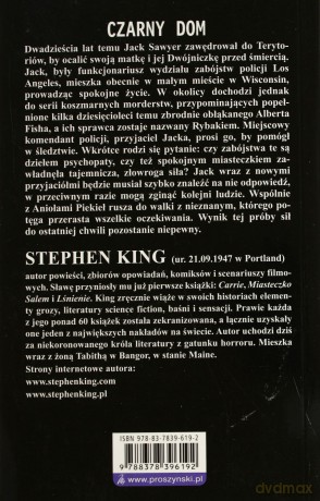 Czarny Dom Wyd. Kieszonkowe - Stephen King, Peter Straub [KSIĄŻKA]