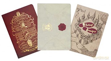 Harry Potter: Welcome to Hogwarts Planner Notebook Collection (Set of 3): (Harry Potter School Planner School, Harry Potter Gift, Harry Potter Stationery, Undated Planner) - Insight Editions [KSIĄŻKA]