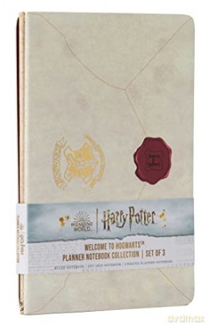 Harry Potter: Welcome to Hogwarts Planner Notebook Collection (Set of 3): (Harry Potter School Planner School, Harry Potter Gift, Harry Potter Stationery, Undated Planner) - Insight Editions [KSIĄŻKA]