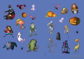 Haunted Halloween Sticker Activity Book (Little Activity Books) - Scott Altmann [KSIĄŻKA]
