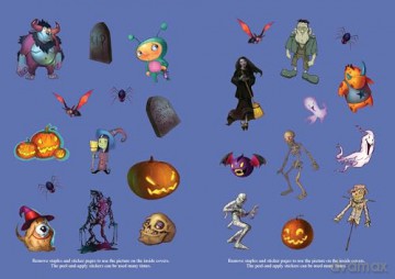 Haunted Halloween Sticker Activity Book (Little Activity Books) - Scott Altmann [KSIĄŻKA]