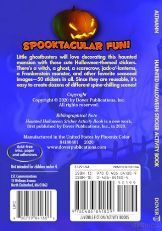 Haunted Halloween Sticker Activity Book (Little Activity Books) - Scott Altmann [KSIĄŻKA]