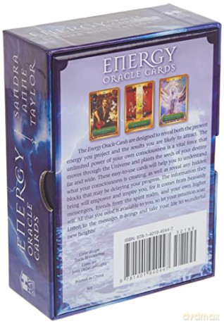 HayHouse Publications Energy Oracle Cards: A 53-Card Deck and Guidebook,Multi-Colour,14 x 10 x 3.5 cm - Sandra Anne Taylor [KSIĄŻKA]