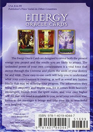 HayHouse Publications Energy Oracle Cards: A 53-Card Deck and Guidebook,Multi-Colour,14 x 10 x 3.5 cm - Sandra Anne Taylor [KSIĄŻKA]