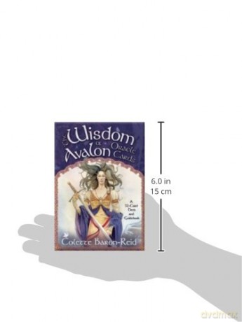 HayHouse Publications Wisdom of Avalon Oracle Cards Set Colette Baron-Reid, Bamboo, Multi-Colour, 14 x 10 x 3.5 cm - Colette Baron-Reid [KSIĄŻKA]