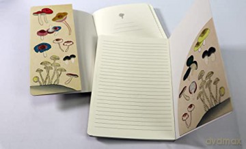 Healing Mushrooms Paperback Journal: Lined: Notebook with Pocket: Blank Notebook with Pocket - Tuttle Studio [KSIĄŻKA]