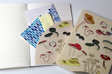 Healing Mushrooms Paperback Journal: Lined: Notebook with Pocket: Blank Notebook with Pocket - Tuttle Studio [KSIĄŻKA]
