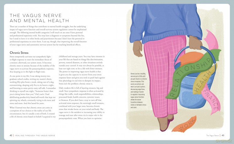 Healing Through the Vagus Nerve: Improve Your Body's Response to Anxiety, Depression, Stress, and Trauma Through Nervous System Regulation - Amanda Armstrong [KSIĄŻKA]