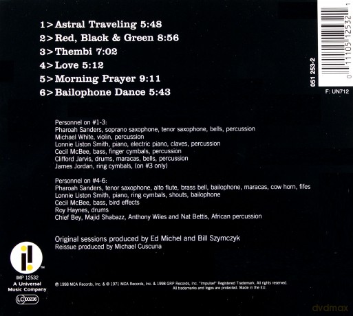 Pharoah Sanders: Thembi/Intl. Version [CD]