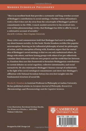 Heidegger's Social Ontology: The Phenomenology of Self, World, and Others (Modern European Philosophy) - Nicolai K. Knudsen [KSIĄŻKA]