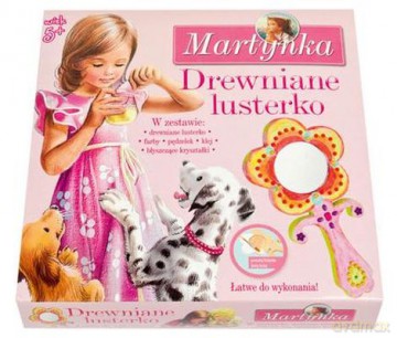 Drewniane Lusterko Martynka Tw [ZABAWKA]