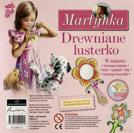 Drewniane Lusterko Martynka Tw [ZABAWKA]