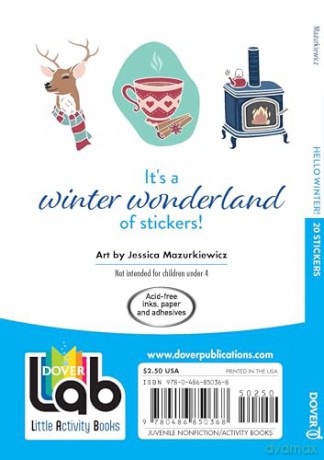 Hello Winter! Stickers (Dover Sticker Books) - Jessica Mazurkiewicz [KSIĄŻKA]