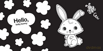 Hello, Baby Animals: A Durable High-Contrast Black-and-White Board Book for Newborns and Babies (High-Contrast Books) - duopress [KSIĄŻKA]