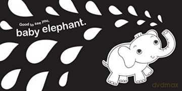 Hello, Baby Animals: A Durable High-Contrast Black-and-White Board Book for Newborns and Babies (High-Contrast Books) - duopress [KSIĄŻKA]