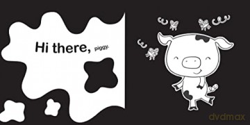 Hello, Baby Animals: A Durable High-Contrast Black-and-White Board Book for Newborns and Babies (High-Contrast Books) - duopress [KSIĄŻKA]