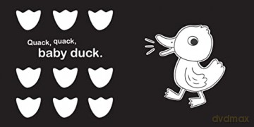 Hello, Baby Animals: A Durable High-Contrast Black-and-White Board Book for Newborns and Babies (High-Contrast Books) - duopress [KSIĄŻKA]