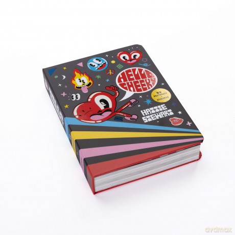 Hello, Cheeky!: 50 Postcards with Stickers - Hattie Stewart [KSIĄŻKA]