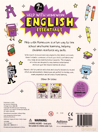 Help With Homework 9+ Years: English Essentials (HWH Expert 9+) - autumn (AUU29) [KSIĄŻKA]