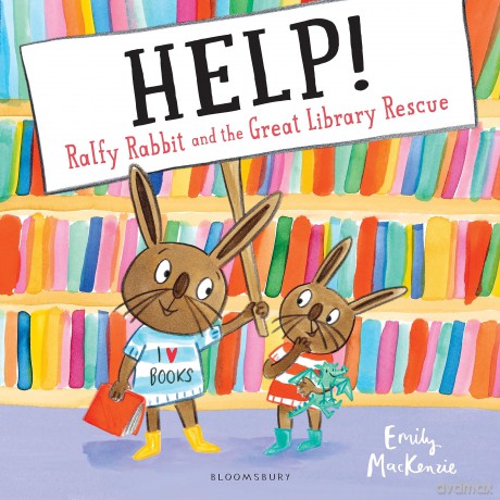 HELP! Ralfy Rabbit and the Great Library Rescue - Emily MacKenzie [KSIĄŻKA]