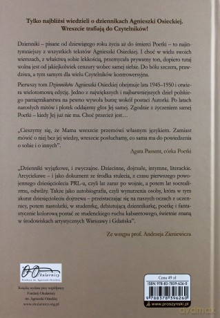 Dzienniki 1945-1950 Tw - Agnieszka Osiecka [KSIĄŻKA]