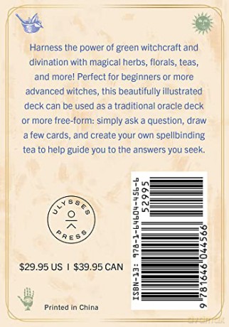 Herbal Tea Magic For The Modern Witch Oracle Deck, The: A 40-Card Deck and Guidebook for Creating Tea Readings, Herbal Spells, and Magical Rituals (Tarot/Oracle Decks) - Wild [KSIĄŻKA]