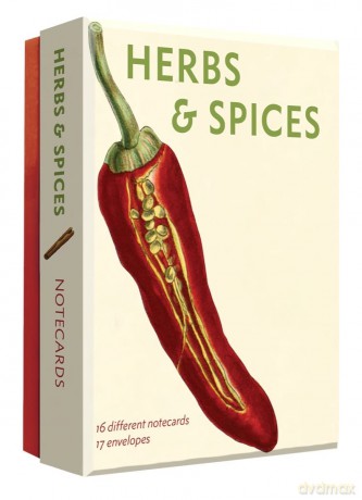 Herbs and Spices Detailed Notecard Set: Detailed Notes - Editors of Abbeville Press [KSIĄŻKA]