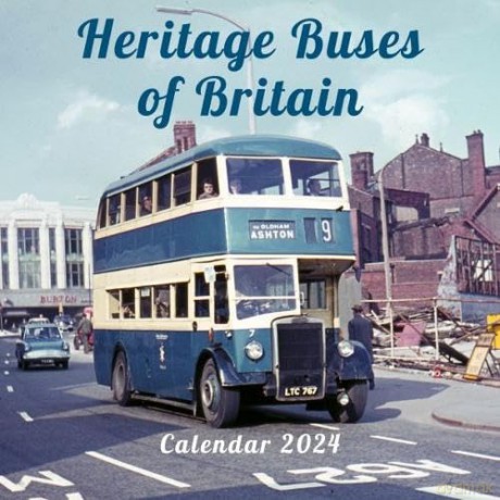 Heritage Buses of Britain Calendar 2024 - n/a [KALENDARZ]