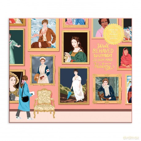 Herstory Museum 1000 Piece Foil Puzzle - Galison [PUZZLE]