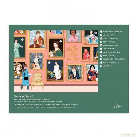 Herstory Museum 1000 Piece Foil Puzzle - Galison [PUZZLE]