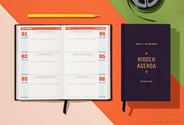 Hidden Agenda Undated Mini Planner - Brass Monkey [KSIĄŻKA]