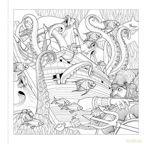 Hidden Wonders: Atlantis: A Seek-And-Find Coloring Book of the Legendary Sunken City - Fausto Bianchi [KSIĄŻKA]