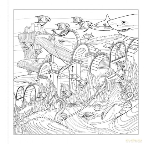 Hidden Wonders: Atlantis: A Seek-And-Find Coloring Book of the Legendary Sunken City - Fausto Bianchi [KSIĄŻKA]