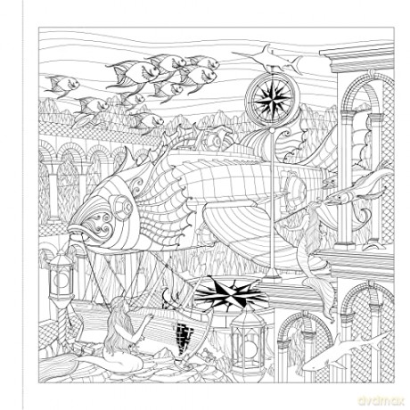Hidden Wonders: Atlantis: A Seek-And-Find Coloring Book of the Legendary Sunken City - Fausto Bianchi [KSIĄŻKA]