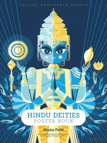 Hindu Deities Poster: 12 Removeable Prints - Sanjay Patel [KSIĄŻKA]