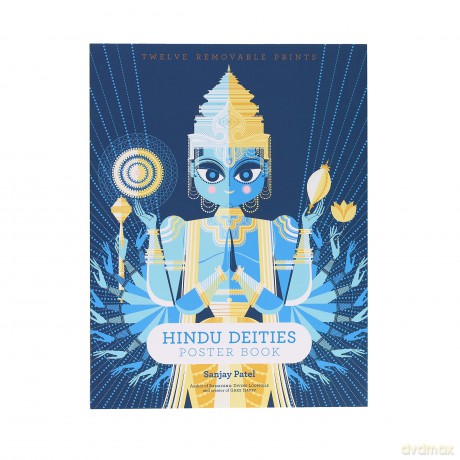 Hindu Deities Poster: 12 Removeable Prints - Sanjay Patel [KSIĄŻKA]