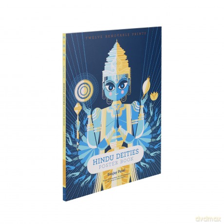 Hindu Deities Poster: 12 Removeable Prints - Sanjay Patel [KSIĄŻKA]