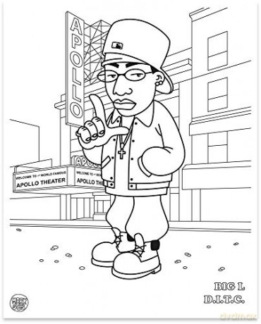 Hip Hop Coloring Book East Coast Edition (Music) - Mark 563 [KSIĄŻKA]